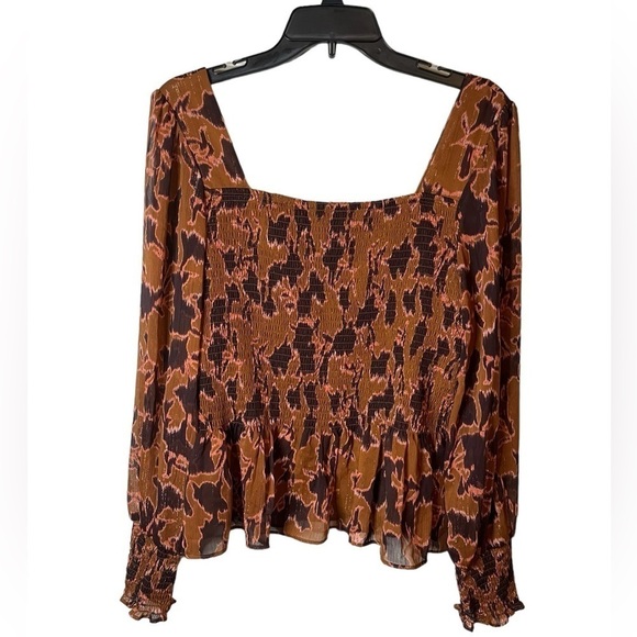 Nine West Tops - Nine West Women’s Square Neck Smocked Bodice Plus Size Blouse